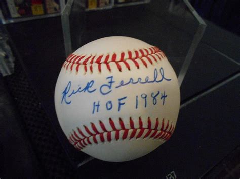 Authentic Signed Rick Ferrell Hof 1984 Auto American League Baseball