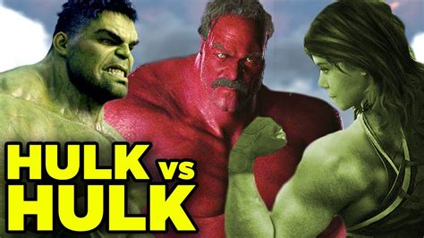 She Hulk Revealed Hulk Vs Red Hulk And Avengers Endgame Theory Youtube