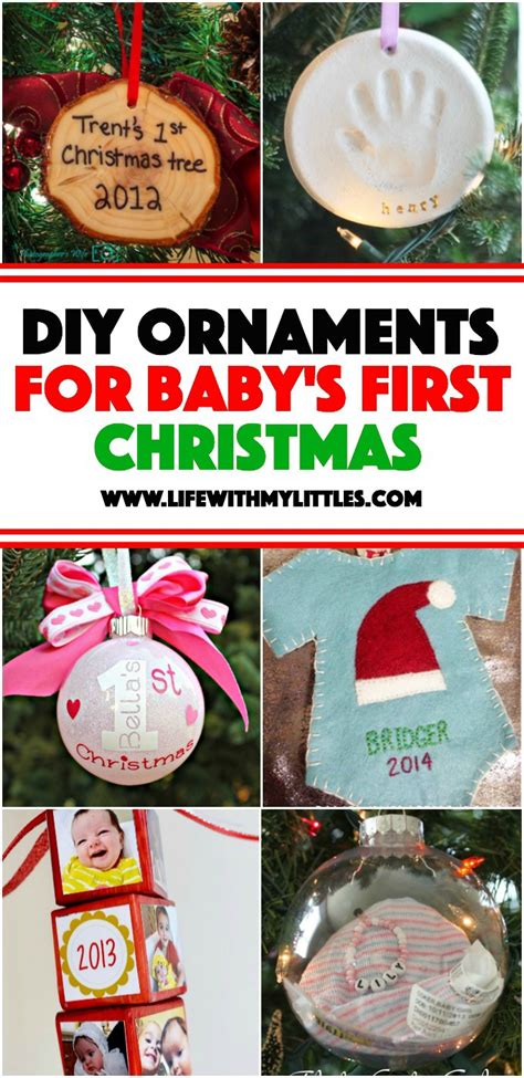 Babys First Christmas Ornaments You Can Make Yourself