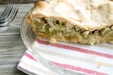 This link is to an external site that may or may not meet accessibility guidelines. Old Fashioned Rhubarb Custard Pie - Divalicious Recipes