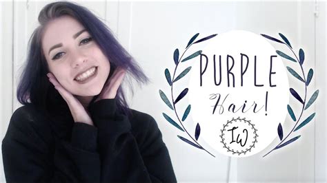 Dying My Hair Purple Youtube