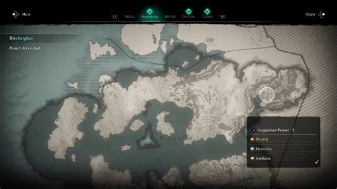 Assassin S Creed Valhalla Full World Map And Treasure Guide D