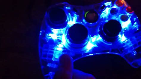Afterglow Blue Xbox360 Lightup Controller Youtube