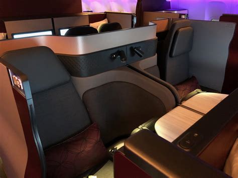 Review Qatar Airways 777 300er Qsuite Business Class New York To Doha Live And Lets Fly