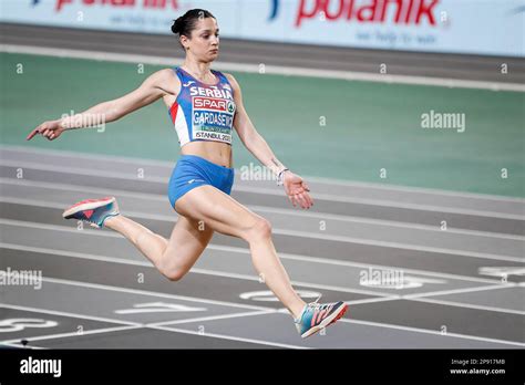 Istanbul Turkey March Milica Garasevic Of Serbia Competes In