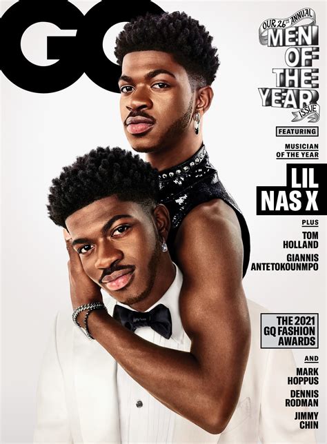 Gqs Men Of The Year 2021 Cover Stars Lil Nas X Tom Holland And