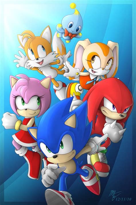 Sonic And Friends By Vegacolors On Deviantart