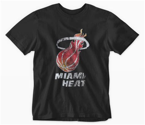 Miami Heat Logo Vintage Shirt Miami Heat Nba Basketball Shirt Etsy