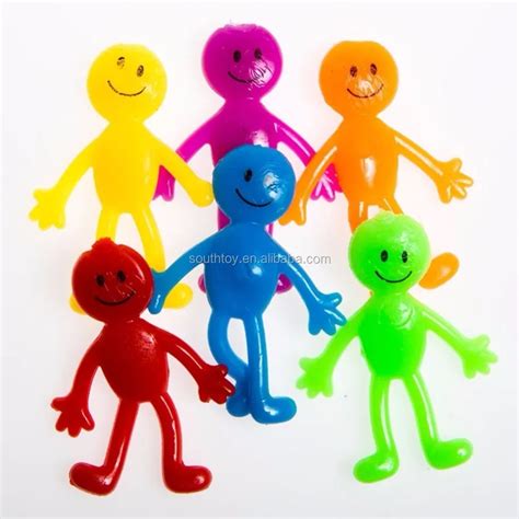Stretch Smiley Face Sticky Guys Smile Face Stretch Figures For Goody