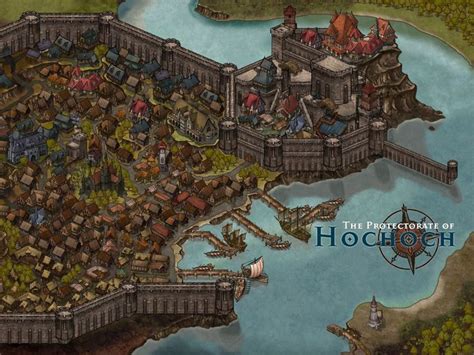 The Protectorate Of Hochoch Dndmaps Fantasy Village Fantasy Rpg