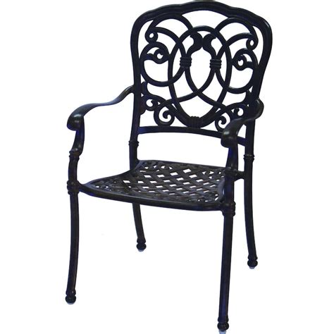 Darlee Florence Cast Aluminum Patio Dining Chair Antique Bronze Bbqguys