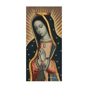 Virgin Of Guadalupe 2 Painting By Nicolas Enriquez Fine Art America