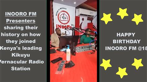 Inooro Fm Presenters Share Their Stories On How Each Joined The Award