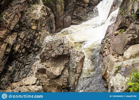 Waterfall Gorge Stock Image 53271091