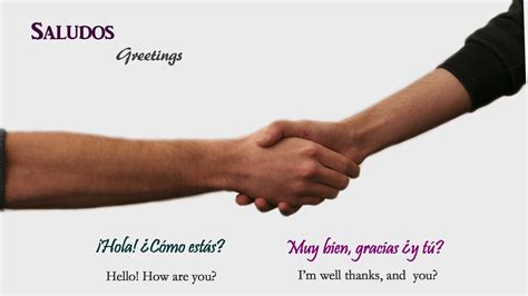 How To Greet People In Spanish Saludando A Otras Personas