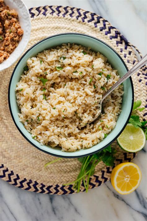 Saute 1 cup of rice in the saucepan until lightly browned. Cilantro Lime Brown Rice Recipe - Cookie and Kate
