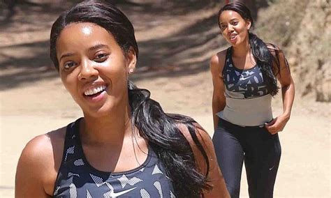 Angela Simmons Sculpts Her Hour Glass Figure In A Waist Trimmer Belt