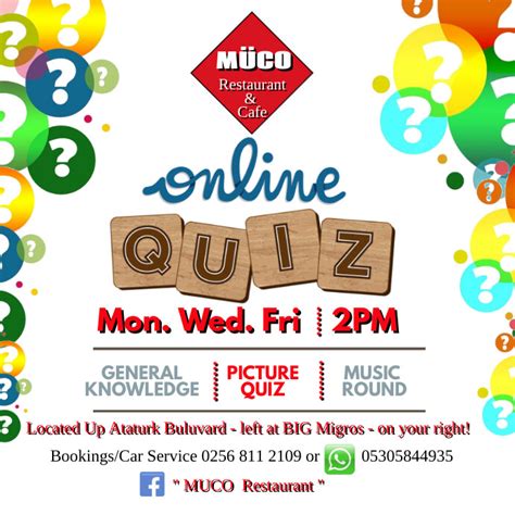 Online Quiz Template Postermywall