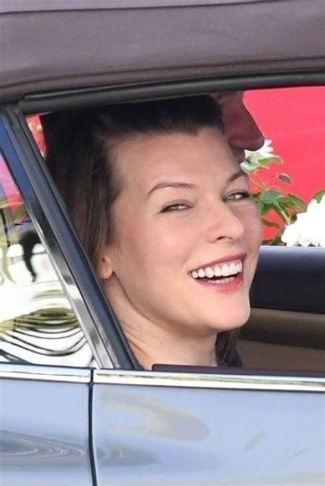 Milla Jovovich Driving Out In Los Angeles 12292017 Hawtcelebs