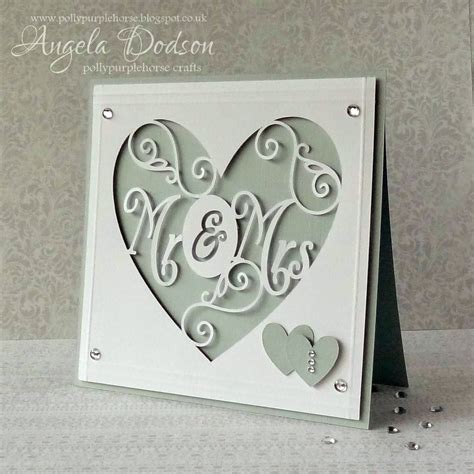 Pollypurplehorse Is Crafty Exploreing A Wedding Card With