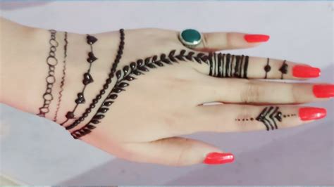 Beautiful Bracelet Mehndi Design Back Hand Mehndi Design Youtube