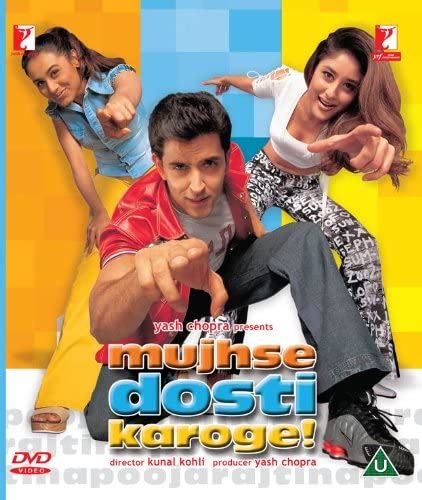 Mujhse Dosti Karoge 2002 Bollywood Movie Indian Cinema Hindi Film Dvd Ntsc Amazon