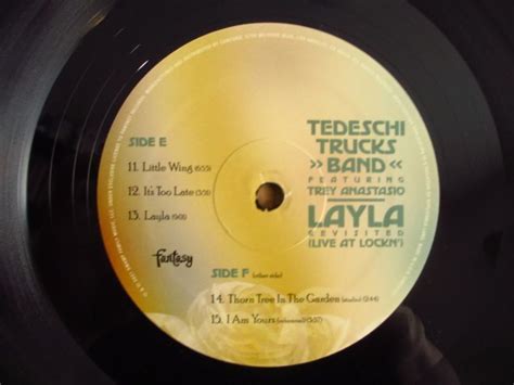 Tedeschi Trucks Band Featuring Trey Anastasio Layla Revisited Live At Lockn Guitar Records