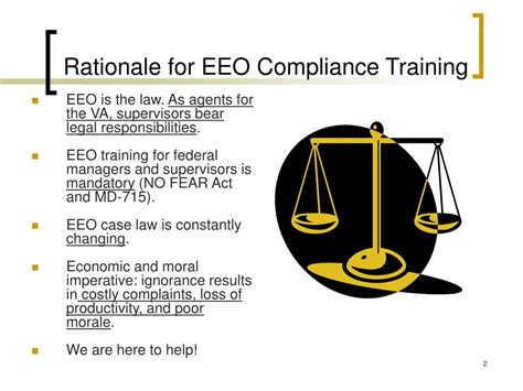 ppt eeo compliance training for managers and supervisors powerpoint presentation id 227254