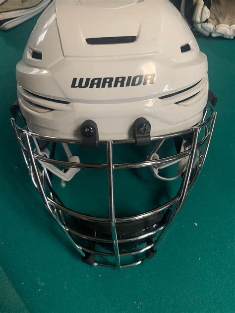 Warrior Fatboy Alpha Pro Box Lacrosse Helmet Sidelineswap