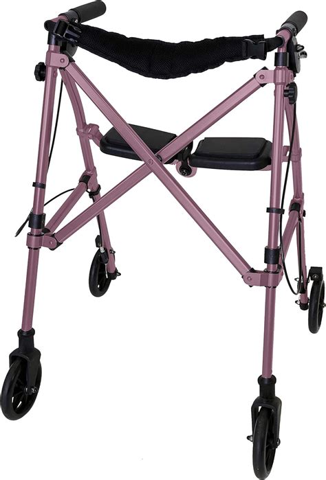 Able Life Space Saver Rollator Lightweight Folding Mobility Rolling