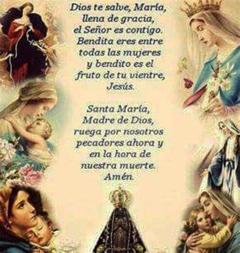 Dios Te Salve Maria Hail Mary Prayer Ave Maria Prayer Good Night Prayer
