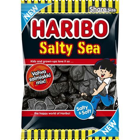 Haribo Salty Sea Mix Liquorice Sweden 170g Candy Mail Uk