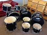 Lot of 9 Drum Set Drums-Starcaster by Fender, Sound | Reverb