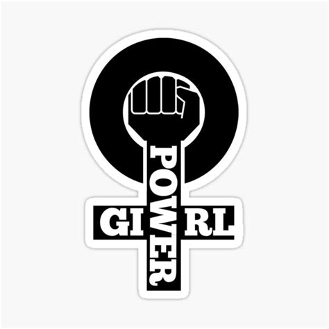 Girl Power Freedom Fist Female Equality Powerful Women Venus Sticker