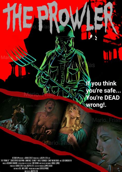 The Prowler 1981 Horror Movie Slasher Fan Made Edit By Mario Frías Horror Movie Characters