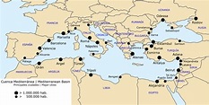 Mapa De Europa Mediterranea