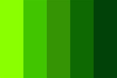 Vibrant Greens Color Palette