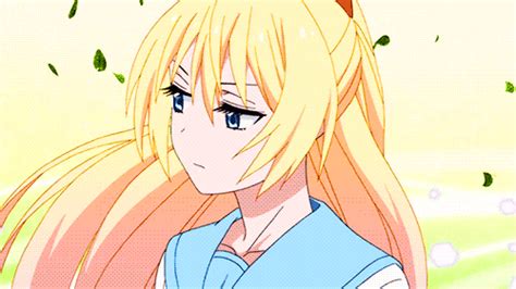 An Anime Character With Long Blonde Hair And Blue Eyes