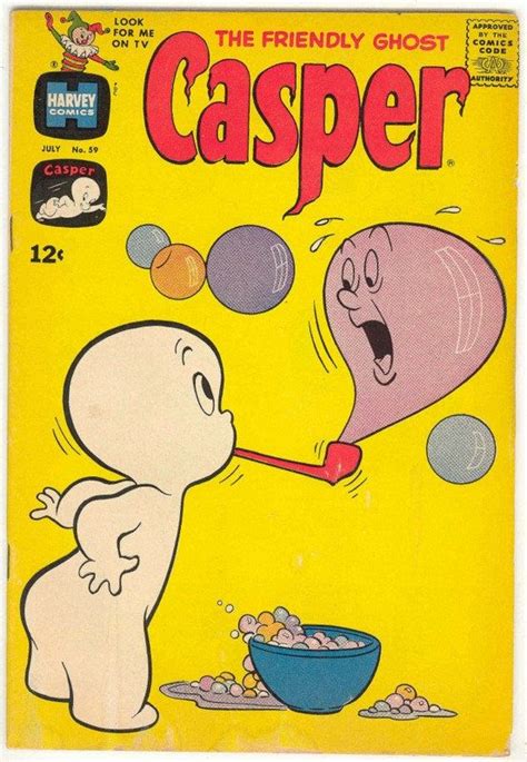 1963 Harvey Comics Casper Friendly Ghost No 59 Via Etsy Vintage Comic Books Old Comic