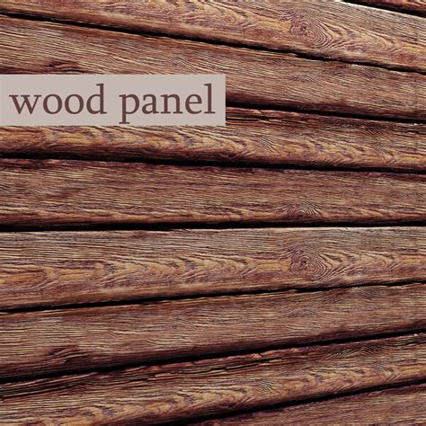 Wood Panel 3d 4 3d Model Cgtrader