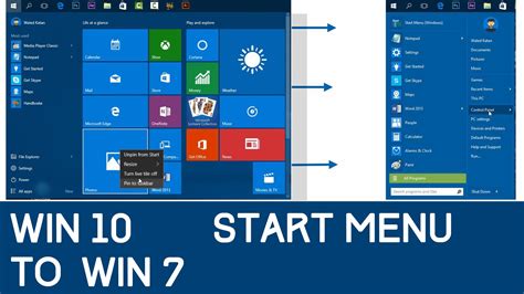 How To Make Windows 10 Start Menu Look Like Windows 7