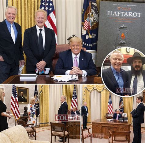 Actor Presents A New Chabad Book To President Trump
