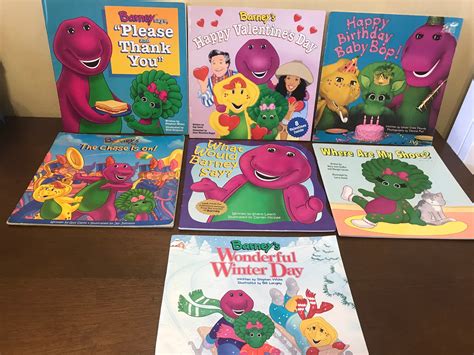 Barney Books From 90s Assorted Titles You Choose 90s Barney Etsy Uk