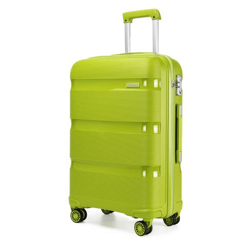 K2092l Kono 20 Inch Bright Hard Shell Pp Carry On Suitcase In Cabin