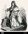 Retrato de Luis XIV de Francia (1638-1715) en traje de coronación de ...