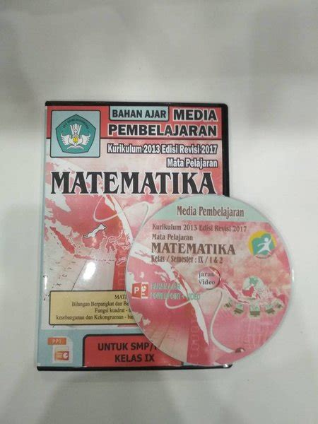Published on oct 22, 2014. CD Bahan Ajar PPT Matematika SMP Kelas 9 K13 Revisi terbaru di Lapak lativa fashion | Bukalapak