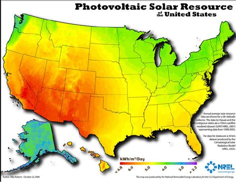 Gis Map Of Us Solar Resources Download Scientific Diagram