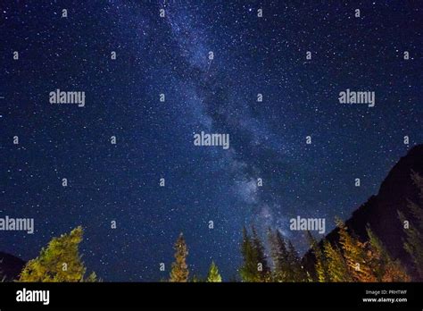 Night Sky In The Mountains Milky Way Millions Of Stars Overhead