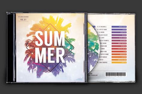 Cd Album Template