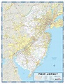 New Jersey County Highway Wall Map by Maps.com - MapSales